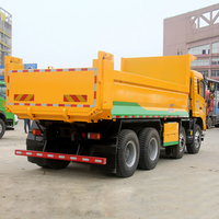 Самосвал Sinotruk Howo 8x4, 350 л.с., тяжелый самосвал-дампер, 12 колес, 30 тонн, гусеничный самосвал для горнодобывающей промышленности, продажа