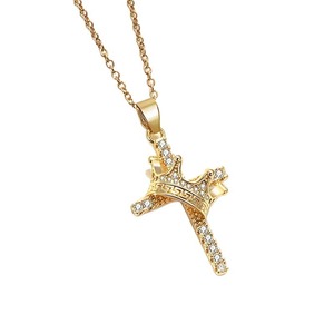 Nouveau design : Breloque porte-clés croix couronne, accessoire pour usage quotidien, événements religieux, mariages, cadeau de foi durable - Product Image 5