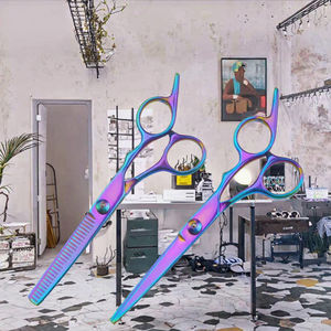 Tijeras de corte de pelo profesional de alta calidad, rectas para salón, barbería, adelgazamiento, estilista, tijeras planas para el cabello - Product Image 2