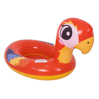 Jouet gonflable personnalisé en forme de perroquet pour la piscine, île flottante gonflable en PVC, bateau flottant pour enfants