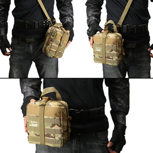 Erste-Hilfe-Kit-Tasche Leere Molle Ifak-Tasche EMT Tactical Medical Med Rip Away Taillen gürtel tasche Kleine Rettungs werkzeug beutel - Product Image 1