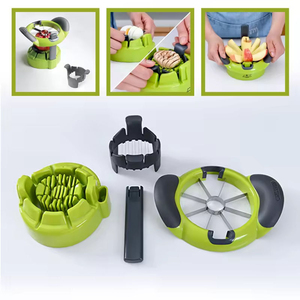 Éplucheur manuel personnalisable multifonctionnel pour pommes, avec fonction de découpe et d'épluchage pour la maison - Product Image 4