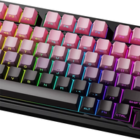 Nouveau clavier de jeu filaire RGB à 99 touches, avec interface USB-C, rétroéclairage complet N-Key Rollover, touches dégradées imprimées latéralement, bouton rotatif ergonomique