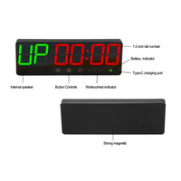 CP50 Baru 1.5 Inci Kronograf Elektronik Nirkabel Portabel Profesional Pintar Digital Isi Ulang Magnetik Mini Timer untuk Gym