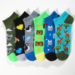 <span class=keywords><strong>Calcetines</strong></span> de Invierno Casuales con Diseño de Animales de Dibujos Animados, Altos, Absorbentes de Sudor, para Hombre y Mujer, <span class=keywords><strong>Divertidos</strong></span>, Modernos y Únicos - Product Image 1