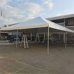 Tenda Marquee Impermeabile con Pali in Alluminio 10x20ft 20x20ft per Eventi all'Aperto, Matrimoni, Fiere e Mostre in PVC - Product Image 3
