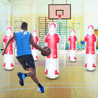 Mannequin gonflable de gardien de but factice de football Air Mannequin Free Kick Defender Wall pour enfants adultes