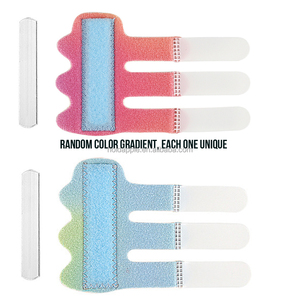 <strong>Colorful</strong> Fingers Braces Sleeve Soft Immobilizer Hand <strong>Splint</strong> Support Ring Reusable Index Broken Stabilizer Metal Finger <strong>Splints</strong> - Product Image 2