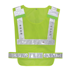 LED-verlicht reflecterend veiligheidsvest met hoge zichtbaarheid voor fietsen, hardlopen en buitenactiviteiten 's nachts - Product Image 3