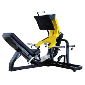 Équipement de fitness commercial direct usine : <span class=keywords><strong>Machine</strong></span> de <span class=keywords><strong>presse</strong></span> <span class=keywords><strong>à</strong></span> jambes <span class=keywords><strong>à</strong></span> charge par plaques <span class=keywords><strong>à</strong></span> 45 degrés pour l'entraînement des cuisses et des jambes - Product Image 1