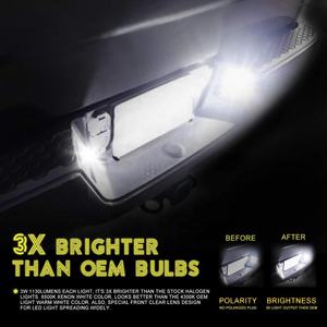 2003-2018 Dodge Ram LED luz de placa de licencia placa de matrícula trasera luz para Dodge ram 1500 2500 etiqueta 3500 luz - Product Image 3