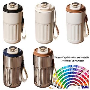 Factory Hot Sale Custom Double Insulated Coffee Milk Tea Cup With Logo Outdoor Water Bottle Smart Digital 316Stainless Steel <b>Mug</b> - Product Image 3