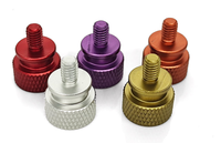 Fabricant de vis à oreilles personnalisées vis à oreilles anodisées m2 m3 m5 m6 vis à oreilles moletée en laiton aluminium