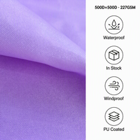 Tissu Oxford tissé 5000D torsadé 100% nylon enduit PU pour filles et garçons