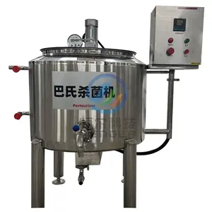 Pequeña máquina de pasteurización HTST Pasteurizador de leche Máquina de esterilización de jugo Esterilizador de calefacción eléctrica Uht