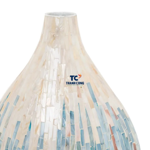 Vase en nacre Capiz pour le Ramadan, pour la décoration de la maison, vase à vadrouille pour l'affichage, fabricant vietnamien fait à la main pour la décoration de la maison - Product Image 2