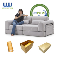 Union Win ensemble de canapé pouf modulaire chaise en mousse canapé lit sous vide sans cadre salon meubles paresseux canapé à compression