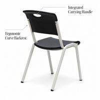 Chaise d'événement bicolore contemporaine antidérapante ODM pour l'emballage postal, l'intérieur et l'extérieur, idéale pour les jardins, les cours, les balcons, les halls et les bureaux