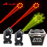 Prix de gros 295 Projecteur Beam à tête mobile de scène, double prisme, contrôle DMX, pour DJ, discothèque, mariage et éclairage de scène professionnel