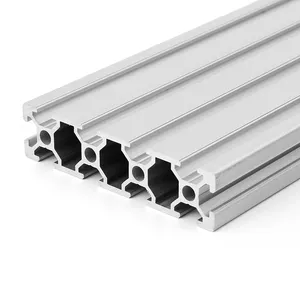 Großhandel 4040 V-Schlitz T-Schlitz geformter Kanal Aluminium T-Schiene Extrusion T-Schlitz Profil 15 × 15 30 × 30 40 × 40 Aluminium Extrusion