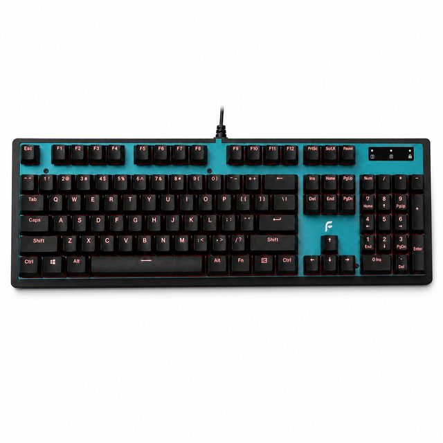 F9 Hot-Swappable Mechanical Keyboard N-Key Rollover Optical Switch F9 RGB Backlit USB Wired Gaming Keyboard for Esports Gamer