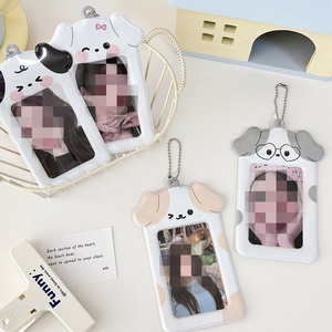 Porte-clés Cadre <span class=keywords><strong>Photo</strong></span> Acrylique 3 Pouces Motif Chien de Dessin Animé Mignon, Pendentif pour Album Kpop, Porte-clés <span class=keywords><strong>Photo</strong></span>, Étui de Protection pour Carte <span class=keywords><strong>d</strong></span>'<span class=keywords><strong>Identité</strong></span> - Product Image 5