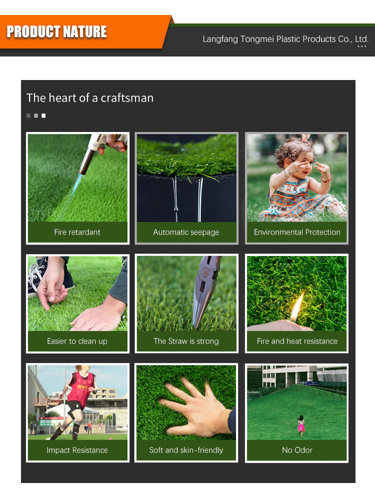 Factory Directly high quality Artificial grass price / for Football Lawn / garden and sports flooring