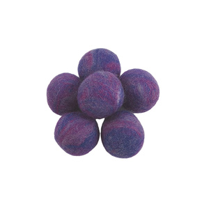 Boules en laine colorées de bonne qualité, faible MOQ, pour la décoration, bricolage, désodorisant, aide à la séchage, jouet pour chats, taille personnalisée, artisanat en laine du Hebei - Product Image 3
