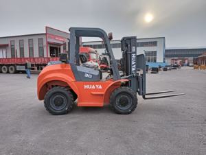 Huaya תפוז דיזל מלגזה 2.4ton 3ton מיני ידני קטן לבניית מכונות תיקון חומר ייצור צמח 1 שנה - Product Image 4