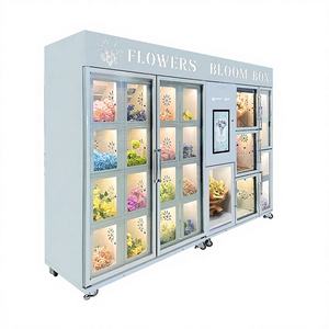 Máquina Expendedora de Flores Automática de Doble Capa de Vidrio Antivaho con Acero Inoxidable y Sistema de Pago con Monedas - Product Image 5