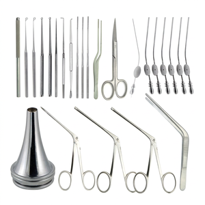 Set de Miringotomía de 28 Piezas, Kit de Instrumentos de Microcirugía de Oído, ORL, Acero Inoxidable Médico de Alta Calidad, Timpanoplastia Manual - Product Image 1