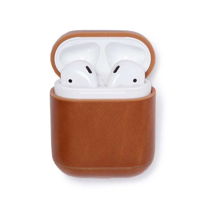 Лидер продаж, мягкий водонепроницаемый чехол из натуральной кожи для Airpods, чехол, кошелек ручной работы, сумка, ремешок, браслет, брелок