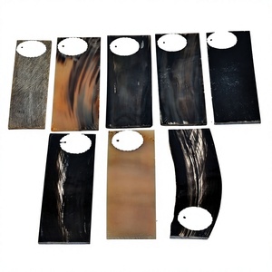 Placas Rectangulares de Cuerno de Búfalo, Naturales y Pulimentadas, Material Artesanal Coleccionable y Duradero - Product Image 1
