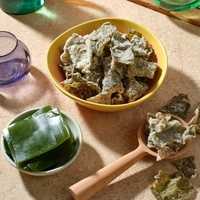 Snacks Veganos de Tempura, Productos Alimenticios Agrícolas al por Mayor, Snacks Japoneses con Sabor a Algas Marinas, Chips de Algas