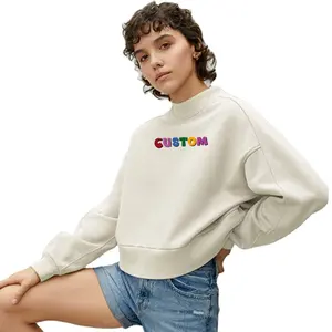 Loose Women's Round Neck Customer Printing Pullover 100% Casual Wear Sweatshirt  Ladies Women Fashion Hoodies - China Long Sleeve Cotton Hoodie and Custom  Logo Wholesale Casual Wear Sweatshirts price