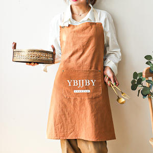 Tablier de cuisine Merrid, couleur unie, taille réglable, grande poche, pour la cuisine, la maison, la restauration, l'utilisation en restaurant - Product Image 2