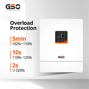 Convertisseur solaire 5,5 kW 10 kW Système d'énergie solaire hybride Convertisseur Quatre modes de charge Meilleur convertisseur UPS pour la maison - Product Image 5