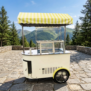 Remorque alimentaire/camping-car XCEGO en acier Q235B, zéro émission, pour restauration rapide mobile extérieure, barbecue électrique, mini-bar et kiosque - Product Image 1