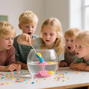 Premium Bunte Wiederverwendbare Wasserperlen Sensorisches Lernwerkzeug für Kinder Naturerkundungs-Spielzeug Hydrophober Magischer <span class=keywords><strong>Sand</strong></span> - Product Image 4