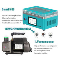 HZY Smart M60 Aspirateur Oca Laminage M25Max Machine à Enlever les Bulles et Pompe à Vide 1L 7 pouces Combo Kit 3 Pièces pour Réparation de Téléphone