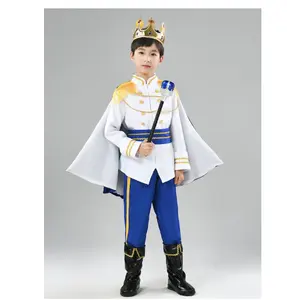 2023 mới Halloween trẻ em Vua và hoàng tử trang phục cậu bé Vua cosplay