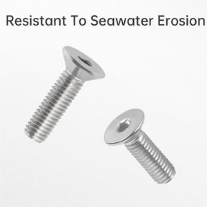 Tornillos de Placa Trasera de Acero Inoxidable para Buceo DIDEEP M8, Tornillos BCD - Product Image 2