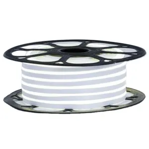 Striscia LED Neon 10W IP65 220V 8x16 di alta qualità striscia di luce LED a bassa tensione impermeabile all'aperto 5m/rotolo bianco/bianco caldo