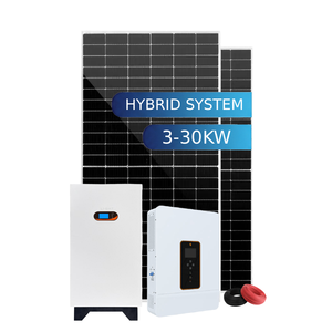<span class=keywords><strong>Inversor</strong></span> Solar 3k Completo Híbrido, Sistema Solar de 5kwh 25kw, Sistema de Energía Solar con Batería Apilable de 5kw, Sistema Fuera de Red de 3000w - Product Image 1