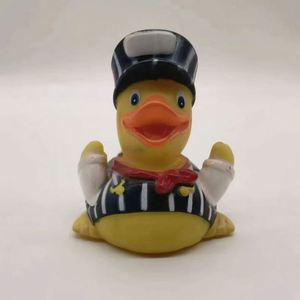 Juguete de Baño para Bebés, Pato Amarillo de Plástico con Sonido, para Niños en la Piscina, Regalo de Navidad - Product Image 1