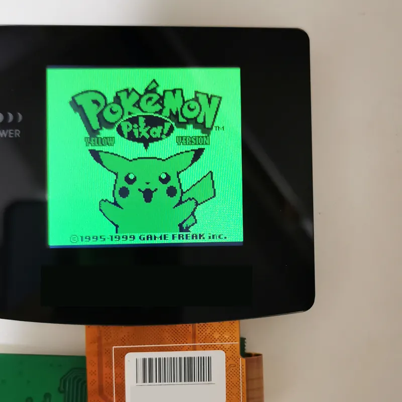 DIY Layar Cahaya Tinggi GBC TFT LCD Mod untuk Nintendo Gameboy GBC Tampilan Permainan Lampu Latar Warna dengan 8 Warna Perubahan Model