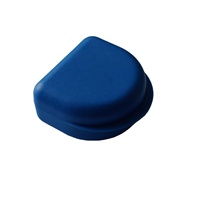Étui pour appareil dentaire personnalisé avec logo, boîte multi-usages pour protège-dents, trous d'aération, plastique PP transparent/couleur personnalisée, hygiène buccale