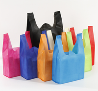 Machine à fabriquer des sacs en T-shirt pour supermarchés, machine à coudre des sacs non tissés avec poignée automatique pour sacs de courses