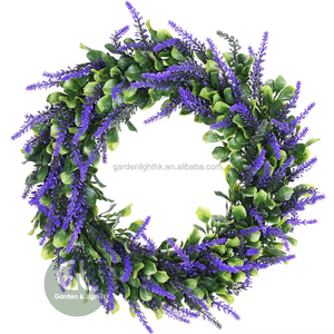 Guirlande artificielle verte en plastique G&L Custom Factory pour les fêtes de printemps et d'été, les fêtes et les décorations de mariage, MOQ 100 pièces - Product Image 2
