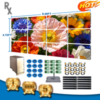 RX Laris Manis P1.25/P2.5 Layar LED Video Wall HD Full Color 3840Hz Hemat Biaya HDR10+ IP5X Tahan Air Dilengkapi CMS 5 Tahun Garansi